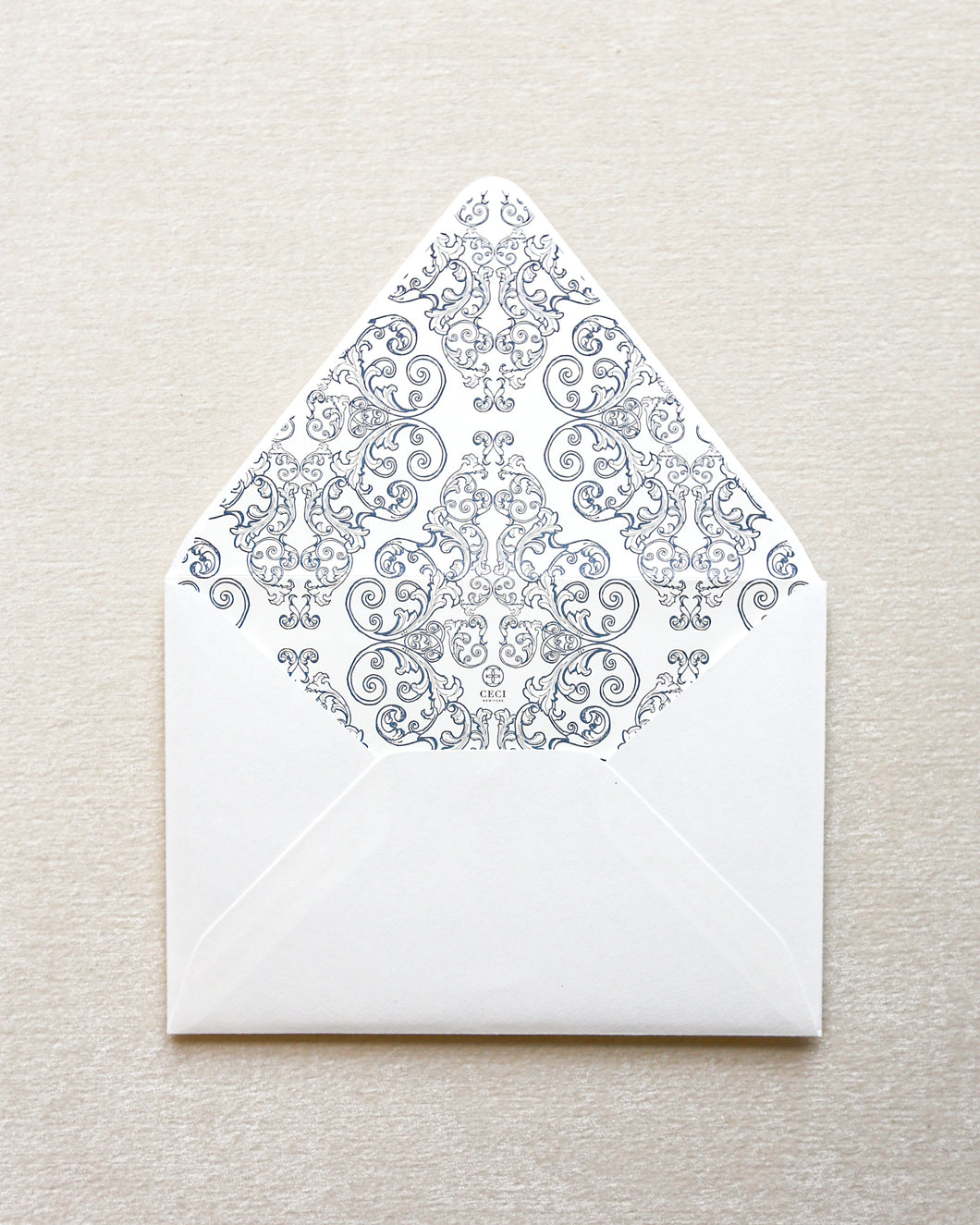 Florentine Fanciful Invitation Envelope Liner
