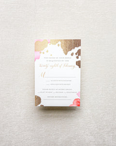 Chloe Reply Card - PInk