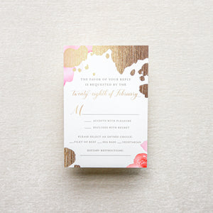 Chloe Reply Card - PInk