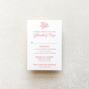 Coral Cove Reply Card