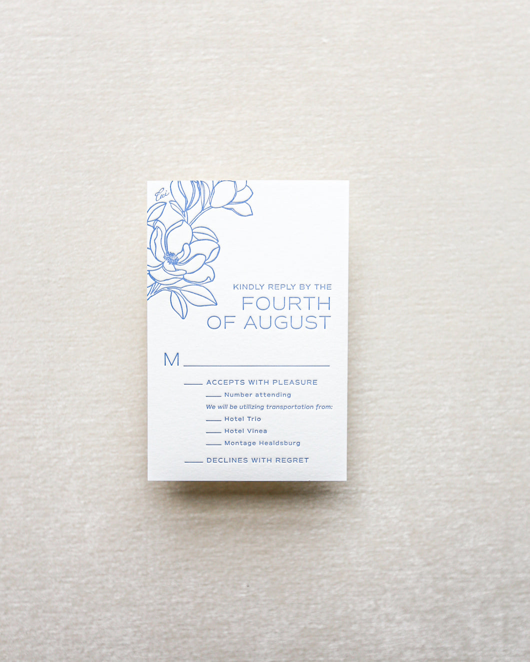 Reply Card
