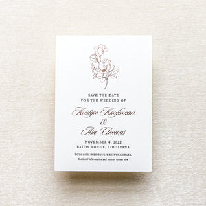 Petite Magnolia Save the Date