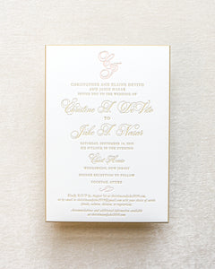 Ariana Monogram Invitation