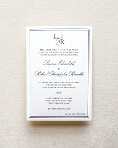 Charlie Monogram Invitation