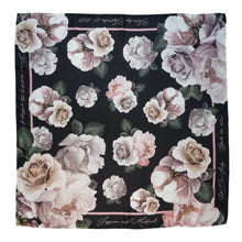 Load image into Gallery viewer, Peony Maha Silk Scarf Save-the-Date