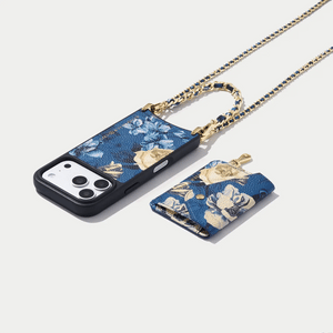 Rae Magnet Duet - Ceci Indigo Floral/Gold