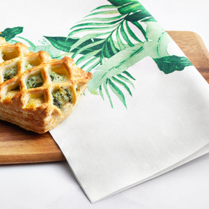 Tropical Palm Cotton Dinner Napkins