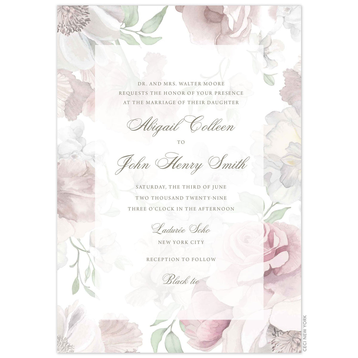Lisette Frame Invitation – Ceci New York
