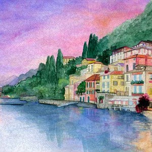 Evenings in Lake Como by Ceci New York