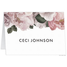 Load image into Gallery viewer, Peony Maha Tented Escort/Place Card