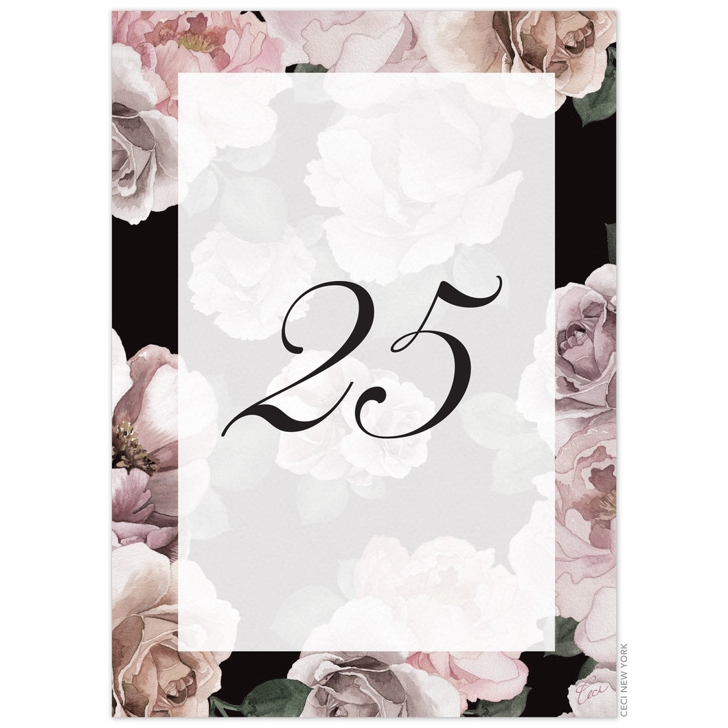 Peony Maha Frame Table Signs