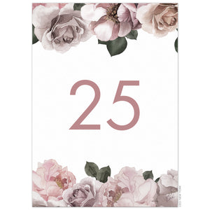 Peony Maha Lush Table Signs