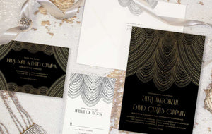 Drape Me in Pearls Save the Date Envelope