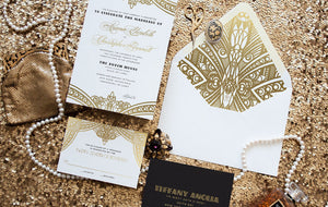 Dreaming of Deco Invitation Envelope Liner