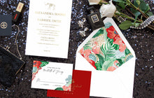 Load image into Gallery viewer, Faena Paradise Palm Invitation Envelope Liner