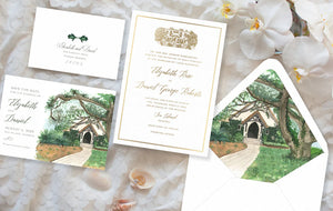 Cloister Chapel Invitation Envelope Liner