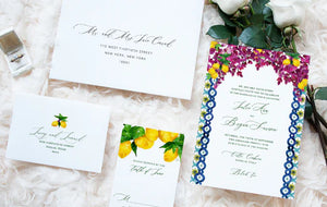 Capri Border Invitation