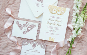 Paisley Save the Date Envelope