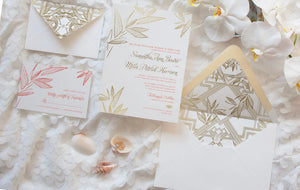 Kirana Palm Invitation Envelope