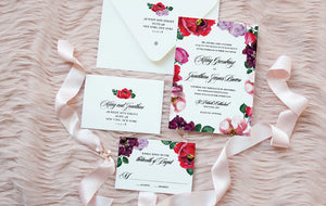 Bouquet Invitation Envelope