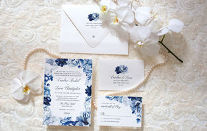 Aeryn Peony Invitation Envelope Liner