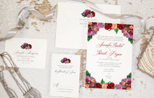 Load image into Gallery viewer, Nicole Bouquet Tented Escort/Place Card