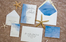 Load image into Gallery viewer, Waves Invitation Envelope Liner