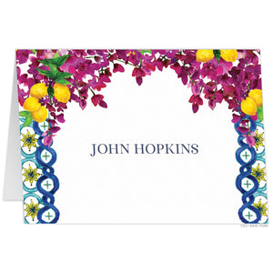 Capri Tile Tented Escort/Place Card