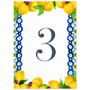 Capri Tile Table Sign