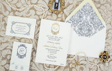 Load image into Gallery viewer, Florentine Monogram Invitation