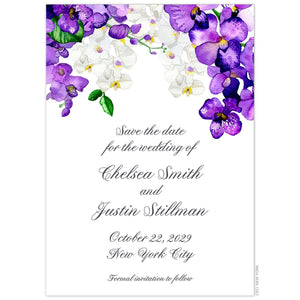 Orchid Cascade Save the Date