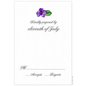 Orchid Classic Reply Card