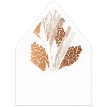 Load image into Gallery viewer, Ginger plant liner in copper foil.