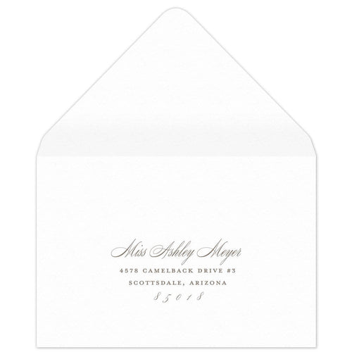 Ariana Reply Card Envelope