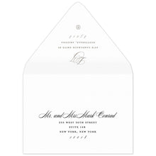 Load image into Gallery viewer, Ariana Monogram Save the Date Envelope