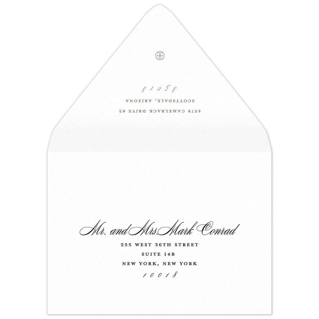 Ariana Save the Date Envelope