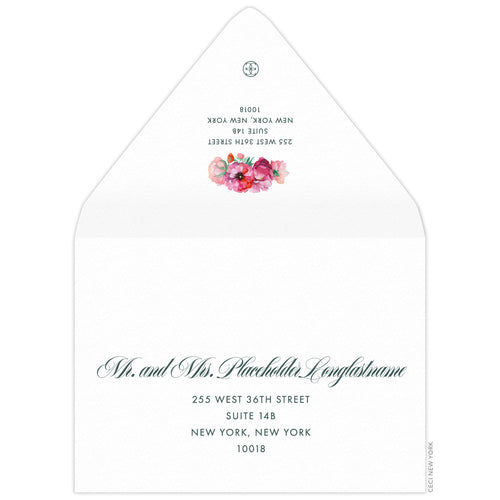 Bouquet Save the Date Envelope
