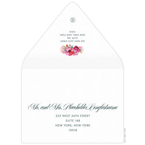 Bouquet Save the Date Envelope