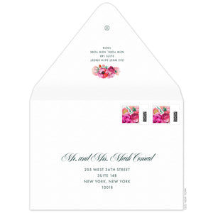 Bouquet Invitation Envelope