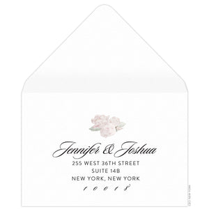 Bouquet Reply Card Envelope