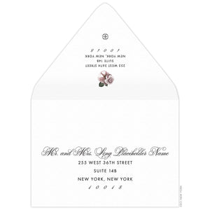 Peony Maha Save the Date Envelope