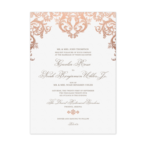 TEST PRODUCT || CeciNewYork_BAROQUE_Rococo_invite