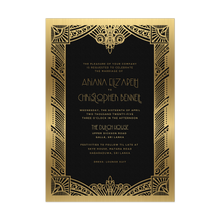 Load image into Gallery viewer, TEST PRODUCT || CeciNewYork_Deco_Dreaming_of_Deco_invite_showstopper_Champagne