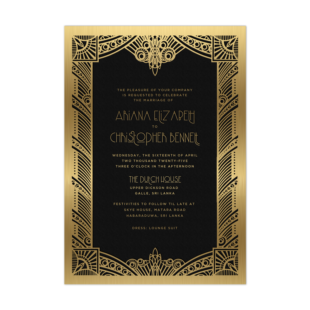 TEST PRODUCT || CeciNewYork_Deco_Dreaming_of_Deco_invite_showstopper_Champagne