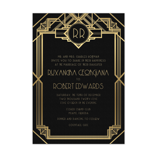 TEST PRODUCT || CeciNewYork_Deco_Gatsby_invite