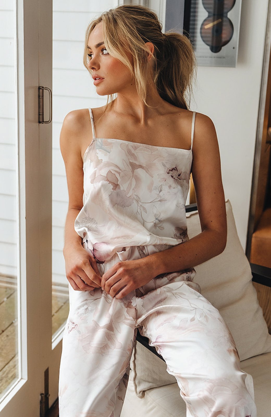 silk pajama pants