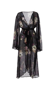 Odette Silk Chiffon Duster