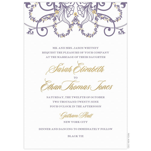 Mila Garland Invitation