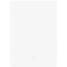 Load image into Gallery viewer, the back of a blank white paper invitation 
