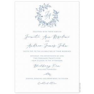 Annabelle Wreath Invitation